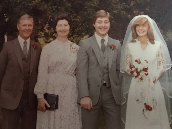 Barry and Sue's wedding