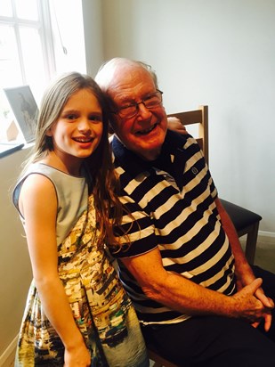 Peter and his granddaughter Maddy