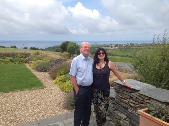 Peter and Annamaria last Cornish holiday 