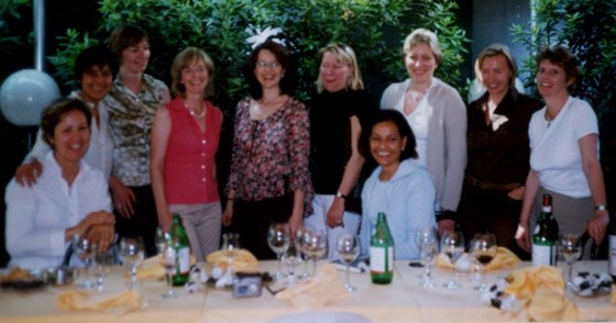 with the 'international mums' in Milan, 2004