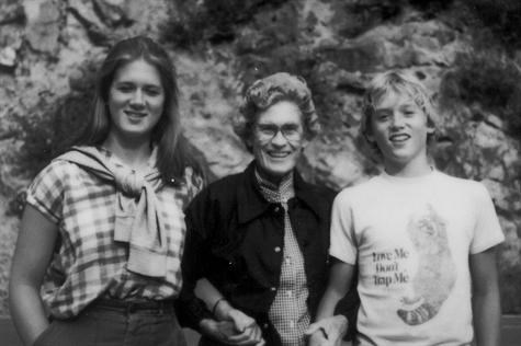 Visit with Grandma Anderson, 1980