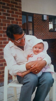 Dad with Baby Emily