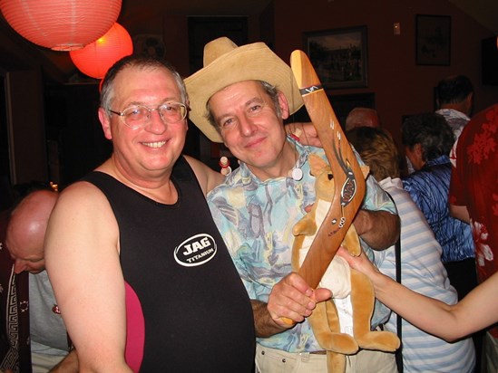 Aussie themed Wine Evening.  Coker Nuts and Bolts fundraiser Jan 2003 ...   Strewth Mate Bonzer!