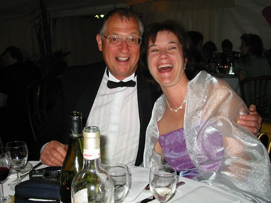 Hospice Ball in May 2002 with Mrs C