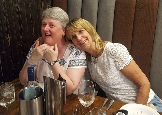 Jane with her colleague, Lynne