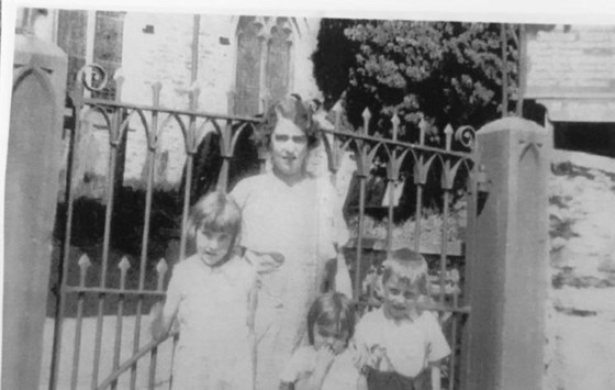 Nanna Margaret Mitchell, Mum, Uncle Ron and Auntie Joan in Wales