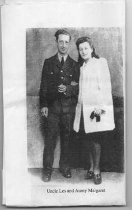 Dad’s brother and his wife, Auntie Margaret 