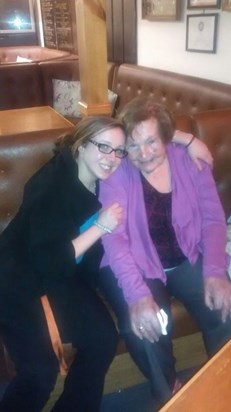 Hannah & Mum 90th Birthday celebration, December 2014