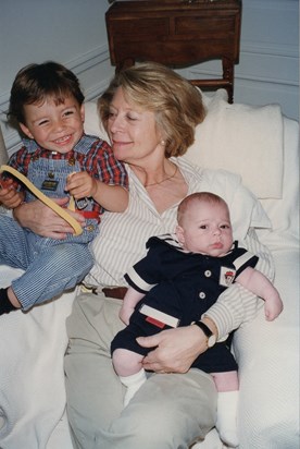 Audrey with Alexandre and Louis