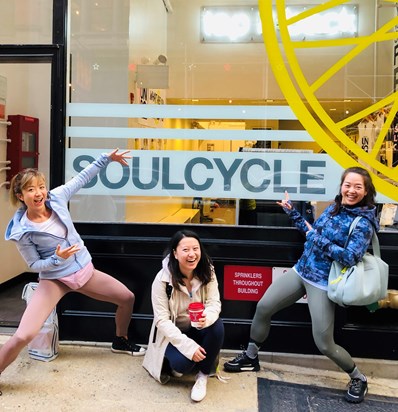 Soul cycle class in NY