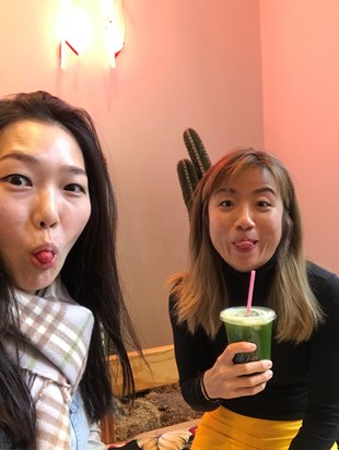 Ida & Irene being silly (NYC 2019)