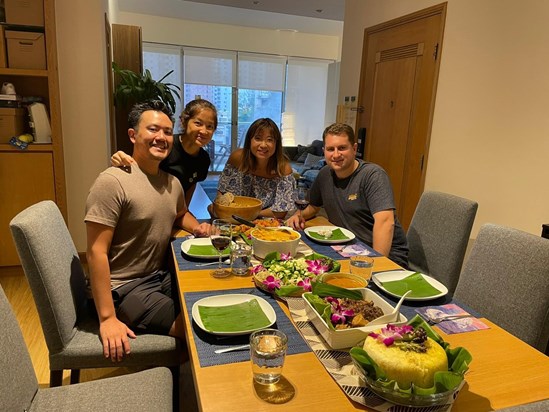 Ida & Mitch hosted dinner at their place for delicious Indonesia food