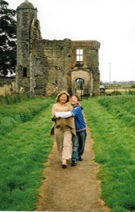 Jen & Lewis visiting Norfolk Castle!