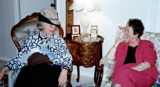Jill and Jane Tilley, 1990, Thornhill, Canada