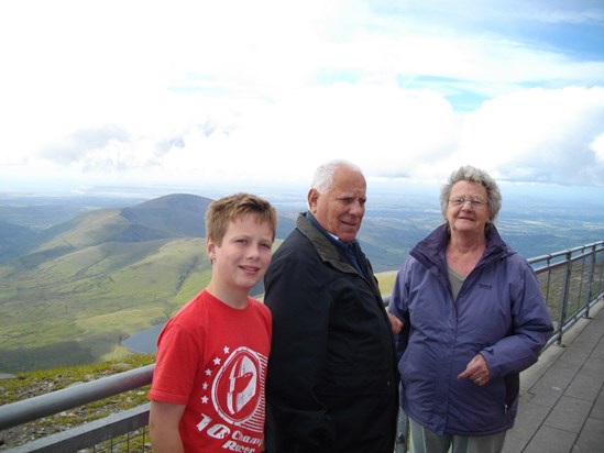 2012 8 2 Peak of Snowdon, Eden, Del & Val