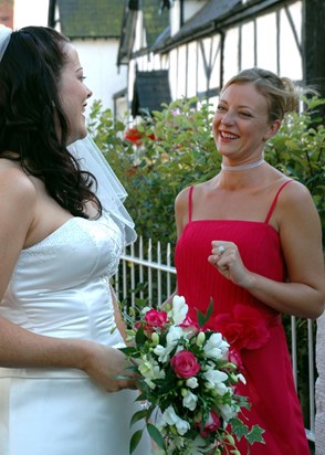 Sister-in-law and Bridesmaid.