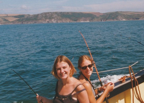 Fishing with Tracy (Salcombe Eclipse 1999)