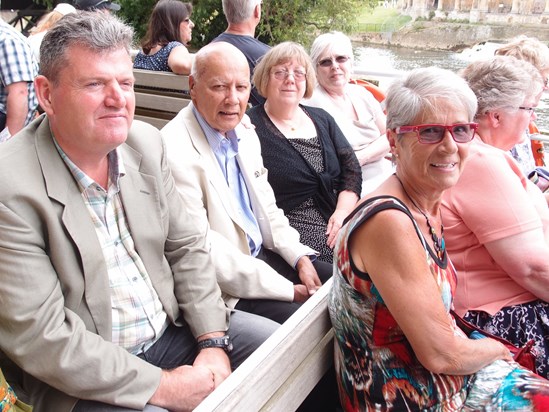 Bath July 2014 - Boat trip with ex BT colleagues.