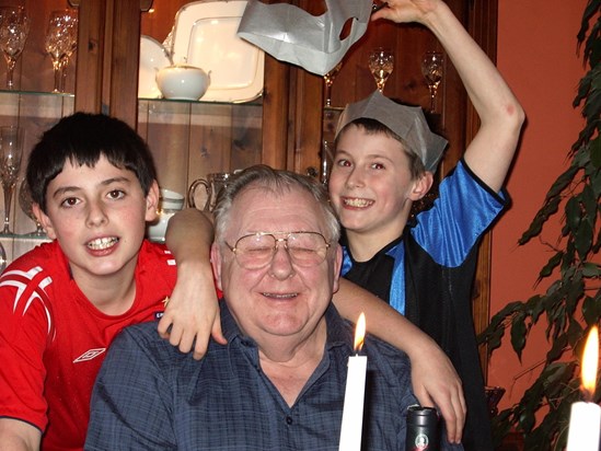 Len and Grandsons a while back