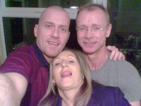 Happy times - Gavin, Sheree & John.