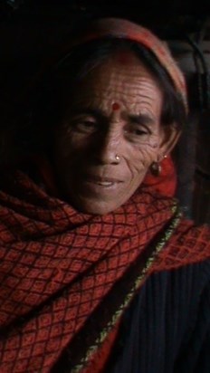 The lady of a tea stall - on the way to Pindari (2012)
