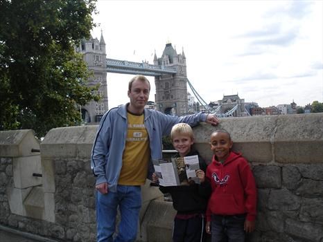 September 2007 -  Liam was our tour guide at the Tower of London