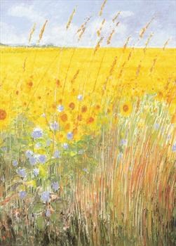 'Field of Sunflowers'  card from  Epilepsy Action