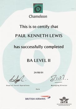 British Airways Level 2 Certificate (Airline Ticketing)