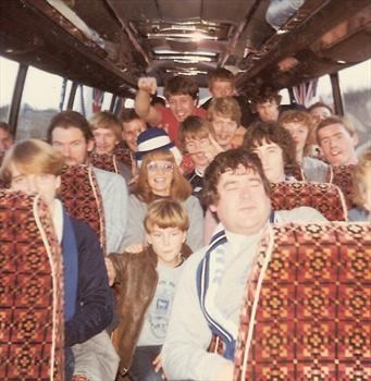 January 1984 - Clacton Branch away trip to Cardiff - 3rd round FA Cup