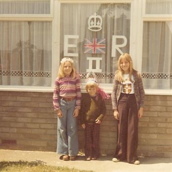Silver Jubilee 1977 - Nicola, Paul and Tracey