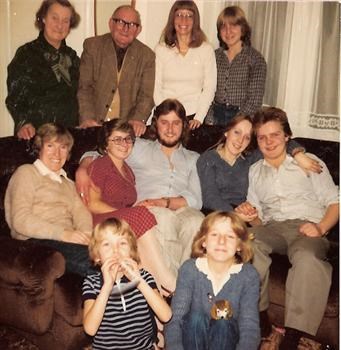 Christmas Day 1979 - A family group