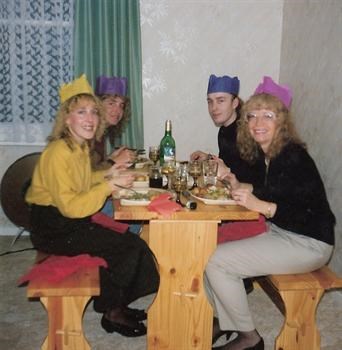 Christmas Day 1990 - Lunch at 9 Key Road, Clacton on Sea