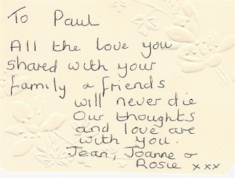 Jean's message to Paul 