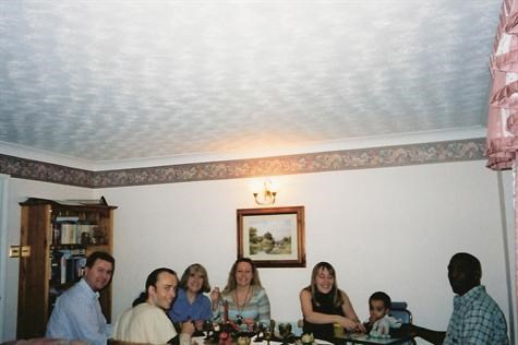 Christmas Day 2001 - Lunch at Jill's house