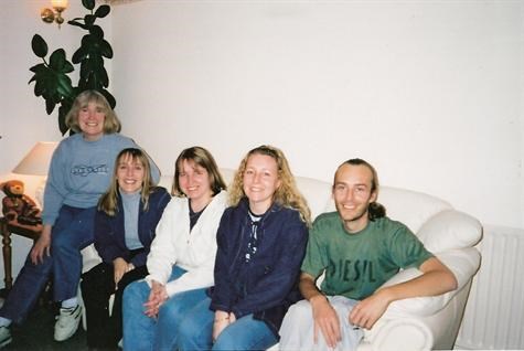 December 2001 - Jill and her "kids"