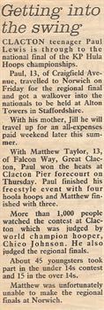 Text from the East Essex Gazette newspaper cutting  (click to enlarge)