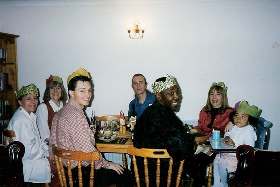 Christmas Day  1996 - Lunch at Jill's house