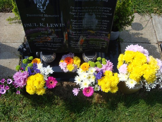Flowers for Paul on his special day - 14th May 2014