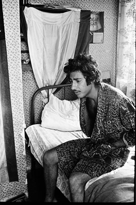 Bombay - late 70s (in his hostel room after I had just woken him up)