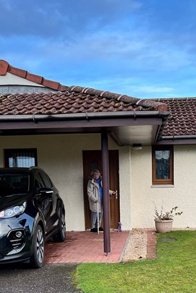 Mum going out for the day at 10 Highland Park in Scotland