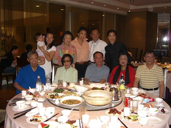 Grandpa and Grandma  were smiling from heaven! 2007 all kids were together in Shanghai!