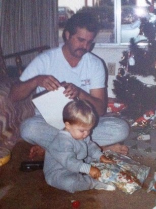Ray & Branden Christmas 1989