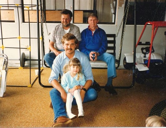 Bill, Grandpa John, Ray & Nicole -