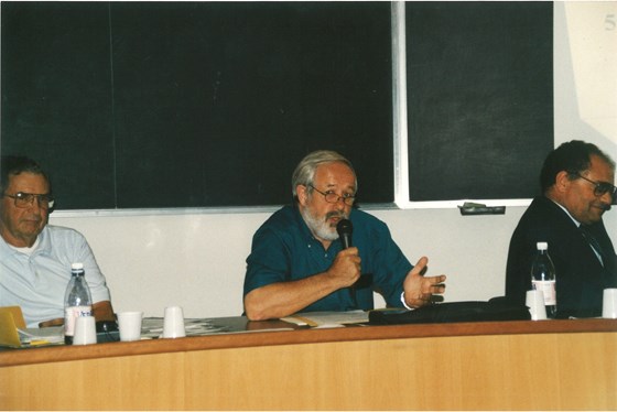 Duncan during his speaking in Urbino University "Carlo Bò" (Italy) organized by Prof. Alberto Franci