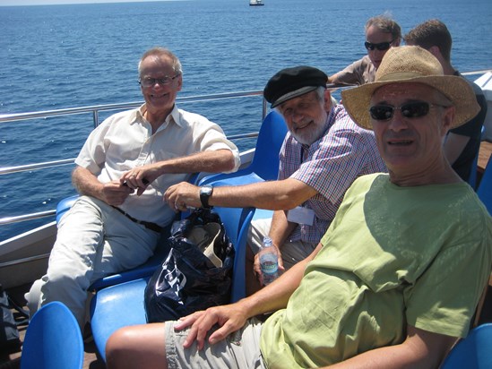 ORAHS 2010 - on the traditional boat trip to Portofino