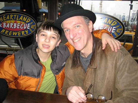 Eric and Dan in NYC in 2007