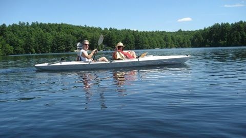 Dan & Eric in a canoe in NH in 2009