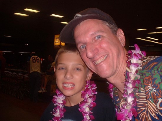 Eric and Dan in Maui, Hawaii in 2004
