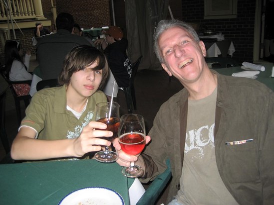 Eric and Dan in Philadelphia around 2007