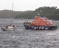 Stornaway Lifeboat assisting Ed